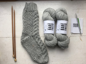 Open image in slideshow, Pentland Sock BareFaced Knitting Kit
