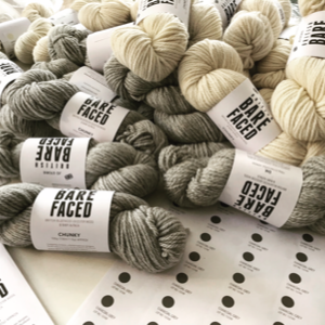 BareFaced Yarn, British Wool & Alpaca, hand knit yarn British yarn