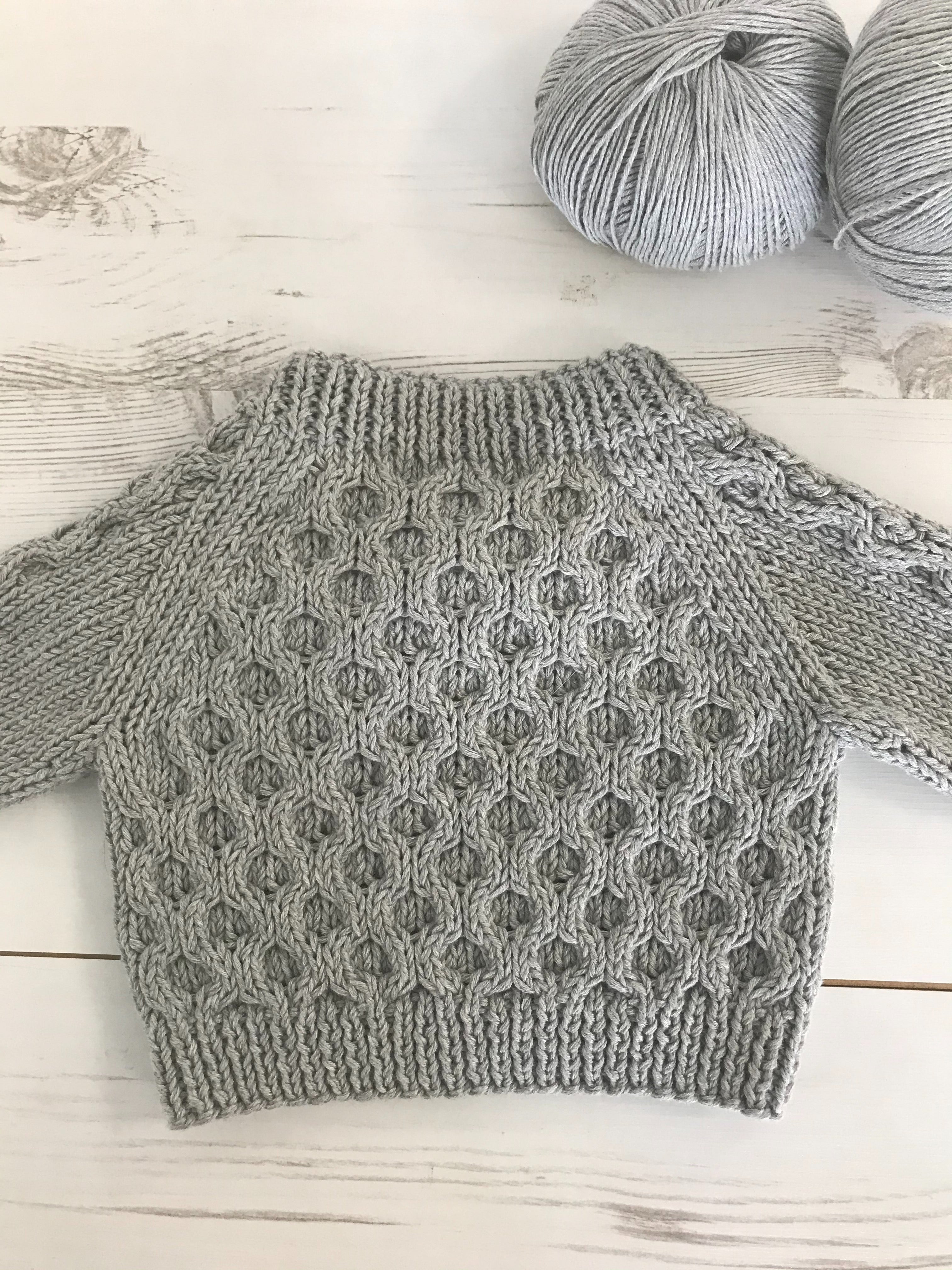 Honesty Baby Sweater Knitting Pattern
