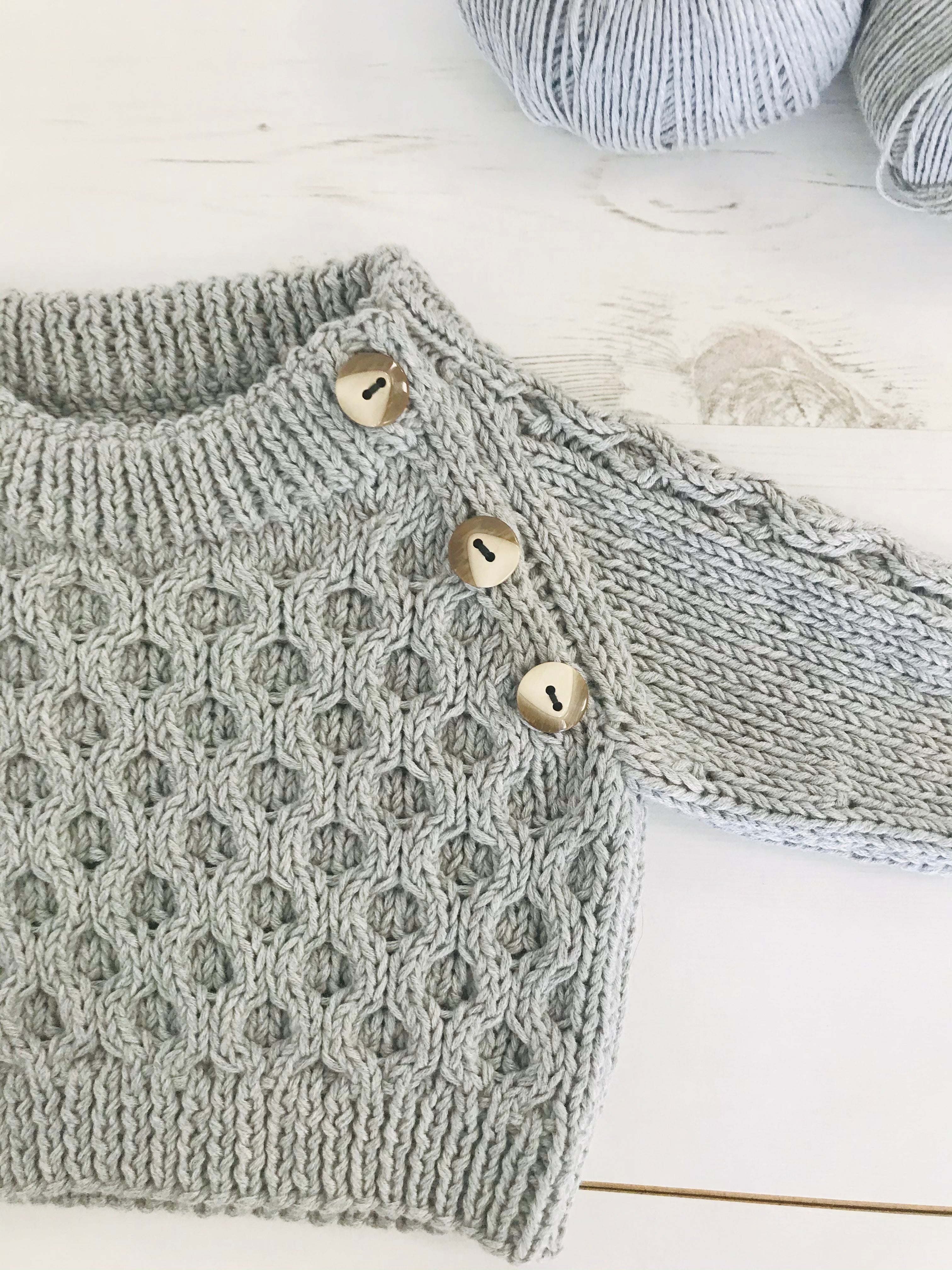 Honesty Baby Sweater Knitting Pattern