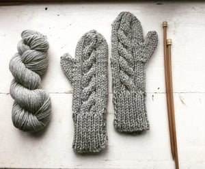 Open image in slideshow, Melrose Mittens BareFaced Knitting Kit
