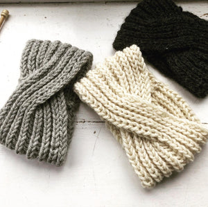 Valerie Headband Knitting pattern, knitted headband 
