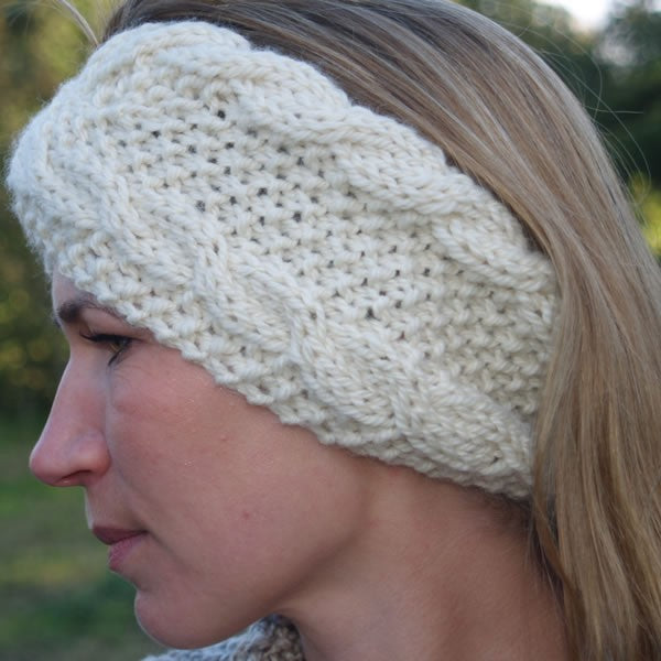 Frost Headband Knitting Pattern