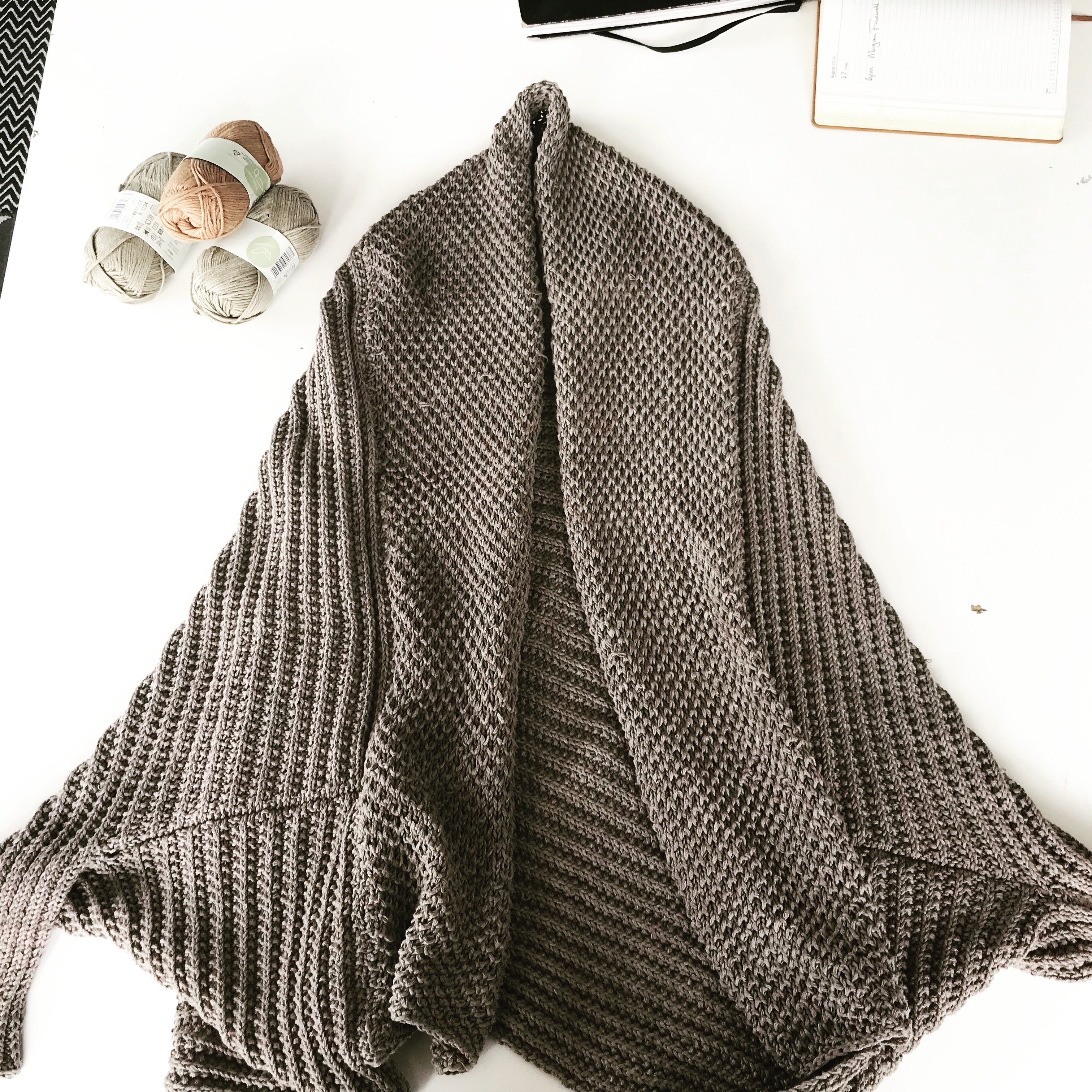 Chloe cardigan, knit pattern,  organic cotton, easy knit, double knit 