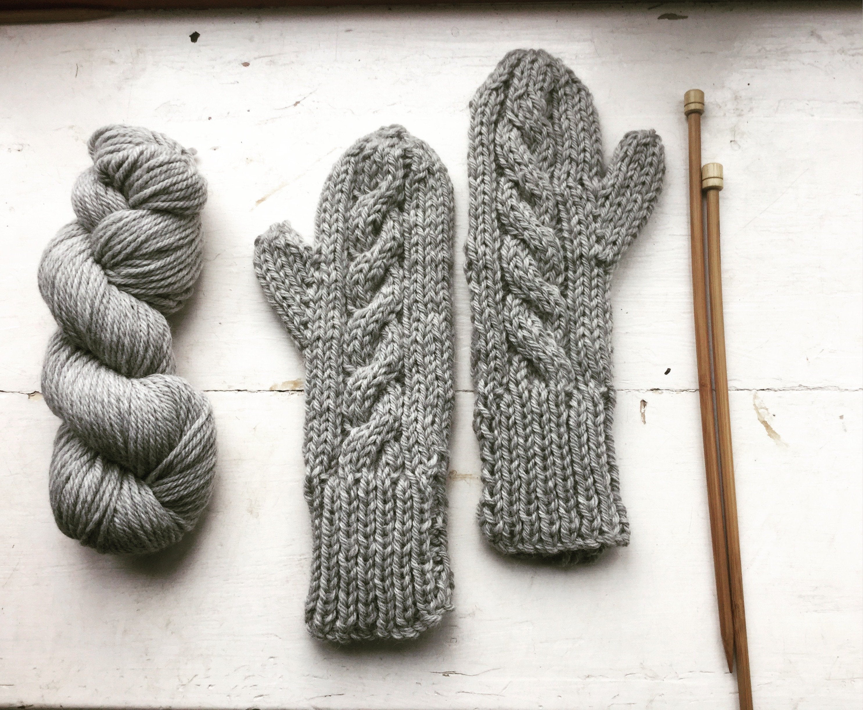 Melrose Mittens Knitting Pattern